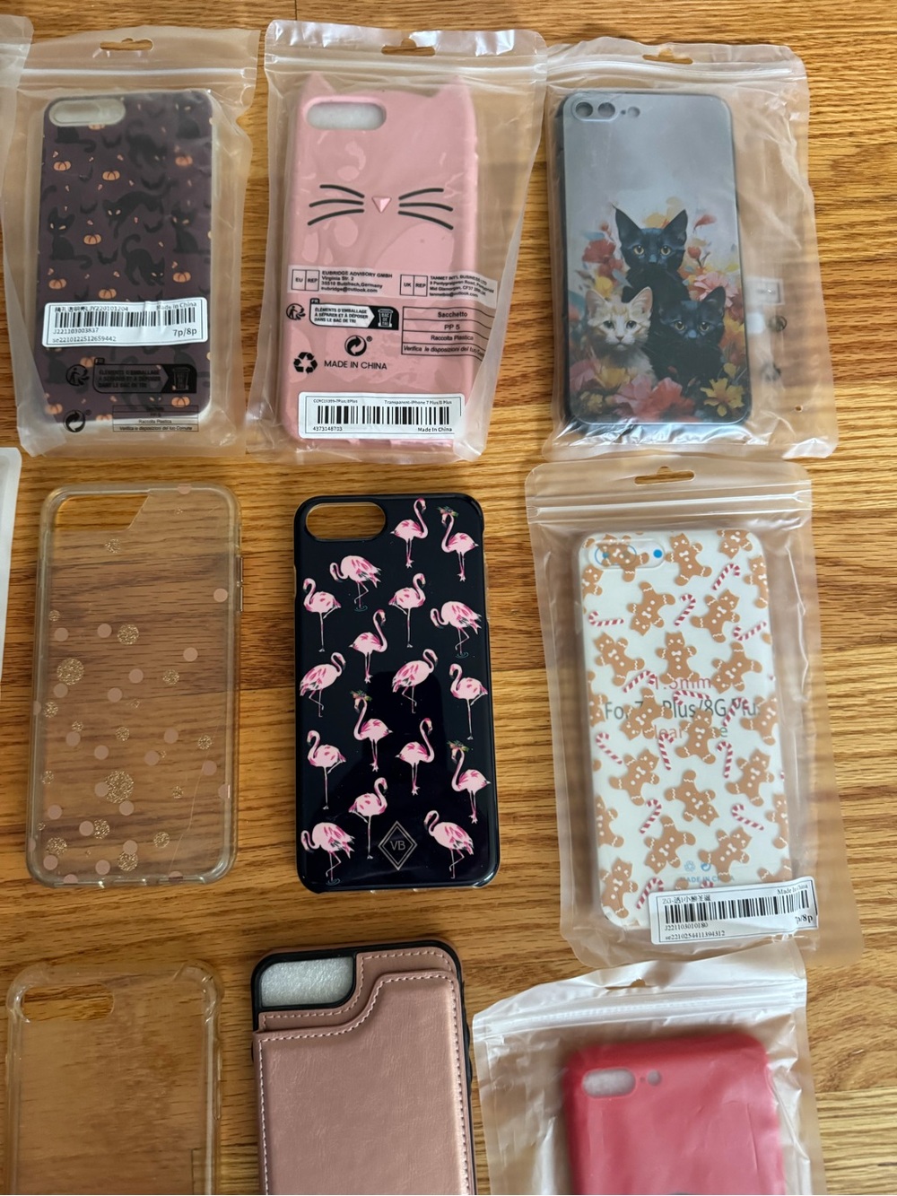 29 Assorted iPhone 7/8+ Phone Case Pack + Glass Protective Screens - Picture 7 of 8